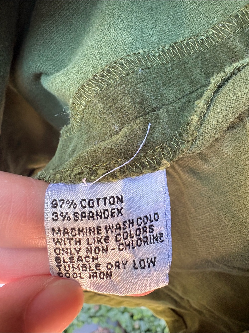 Talbots Green Corduroy Utility Jacket - Picture 5 of 5
